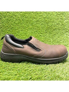 Avenger Foreman Mens Size 13 Brown Leather Composite Toe Safety Work Shoes